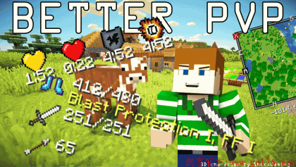 【我的世界mod】更好的PVP模式 Better PVP Mod  1.10.2/1.9.4/1.8.9/1.7.10