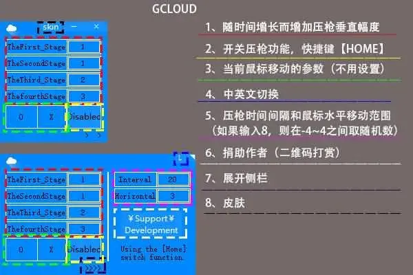 支持各类FPS游戏的压枪工具