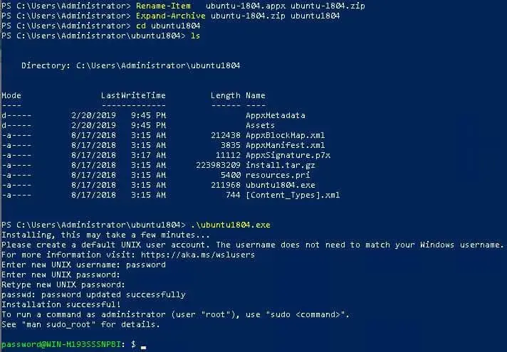 在Windows LTSC 10、Server 2019运行Linux的方法