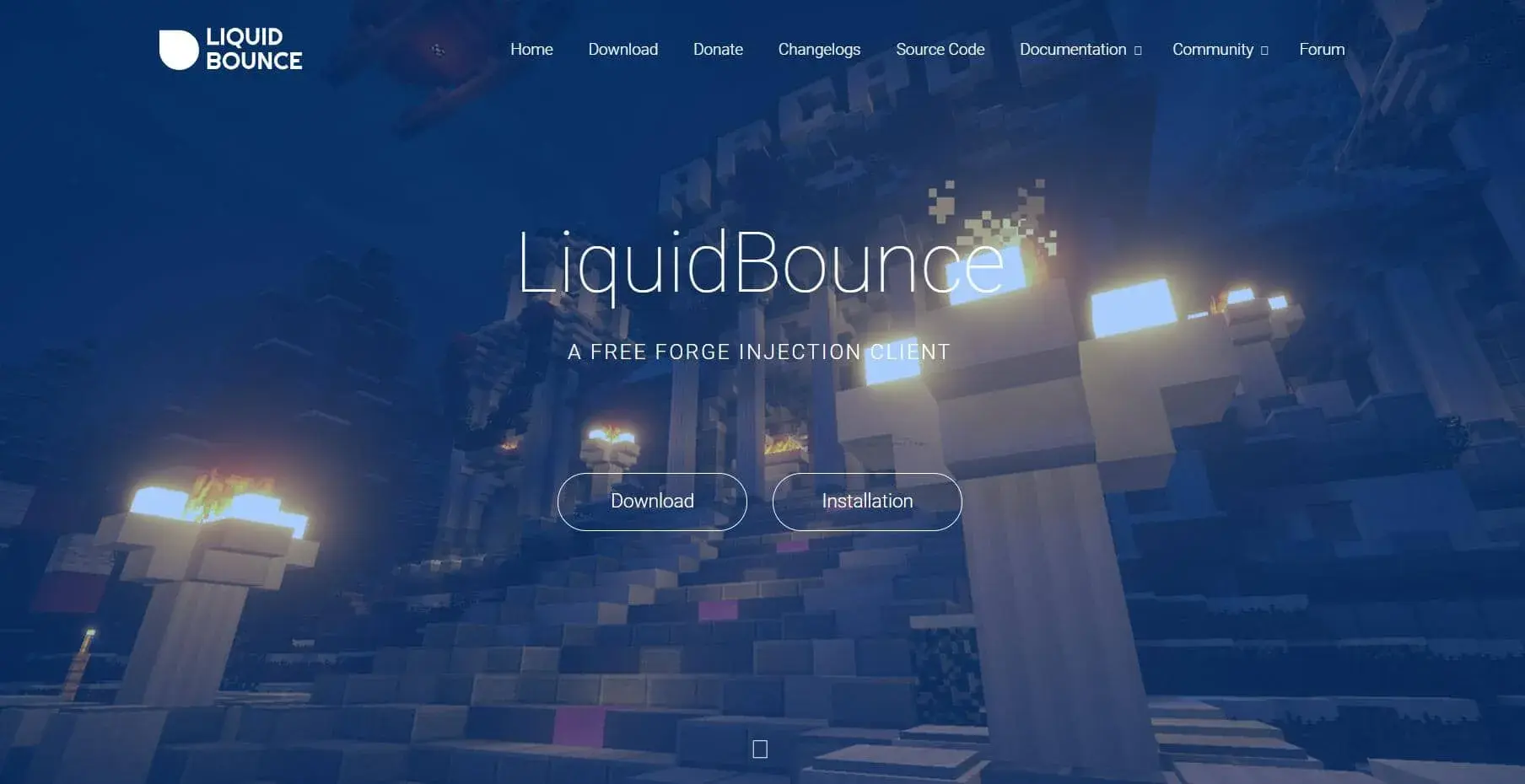 LiquidBounce官网HTML源代码