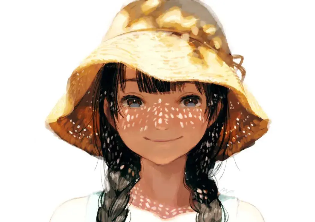 【AI高清处理电脑壁纸】热天（pixiv作者：前屋 進）