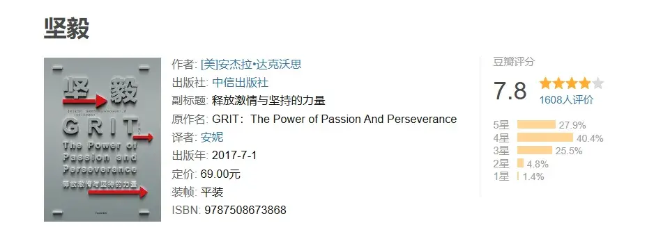 【每日一知】坚毅力（Grit），超越天赋与智商的力量