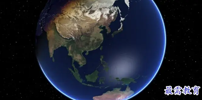 地球实景壁纸 桌面看地球一天变化