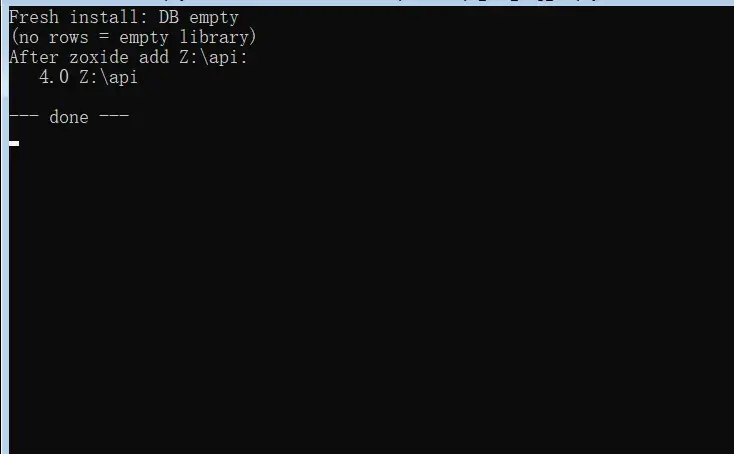 新装空库与手动 add