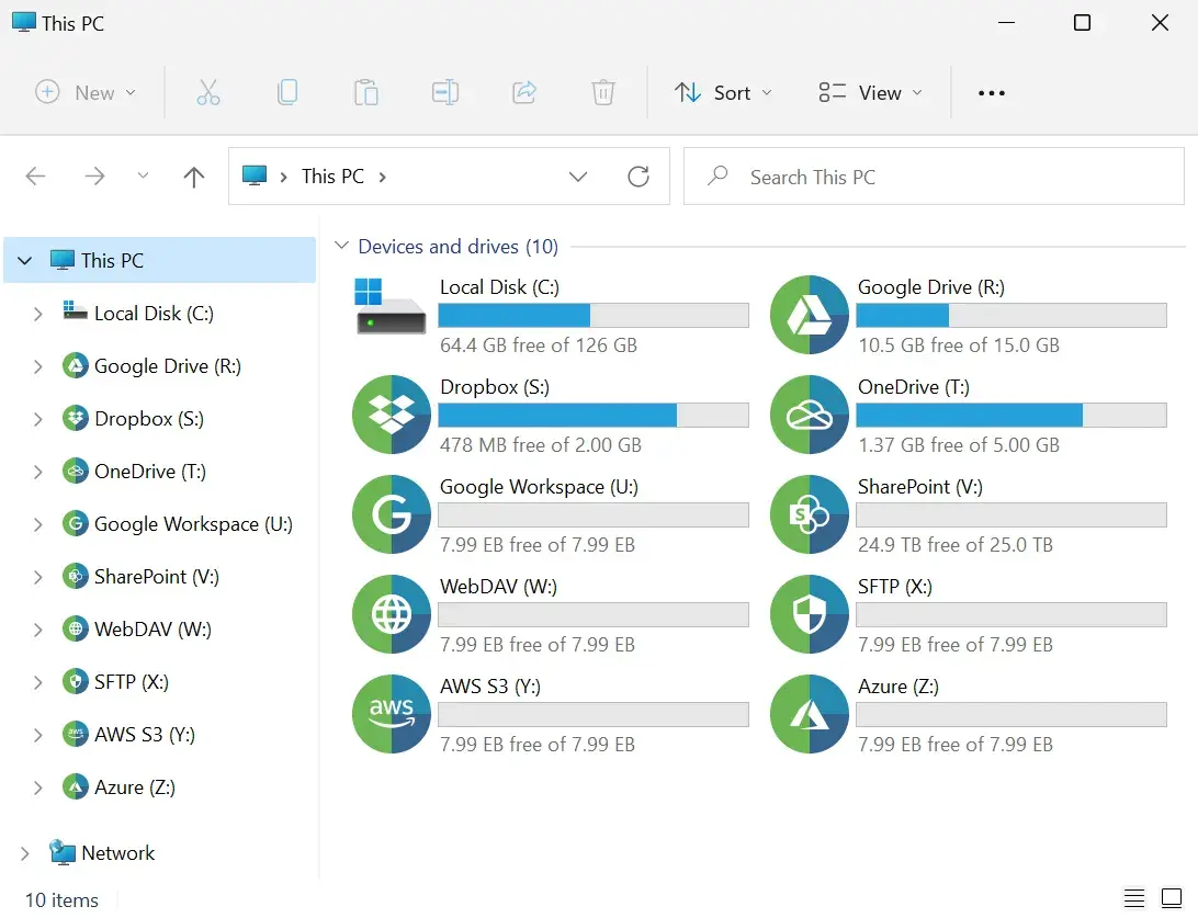 利用onedrive建立本地电脑硬盘 - 图5