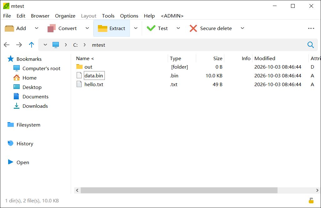 PeaZip 11.3.0 免费归档工具：开源解压软件，文件归档支持 200+ 格式，免安装便携版
