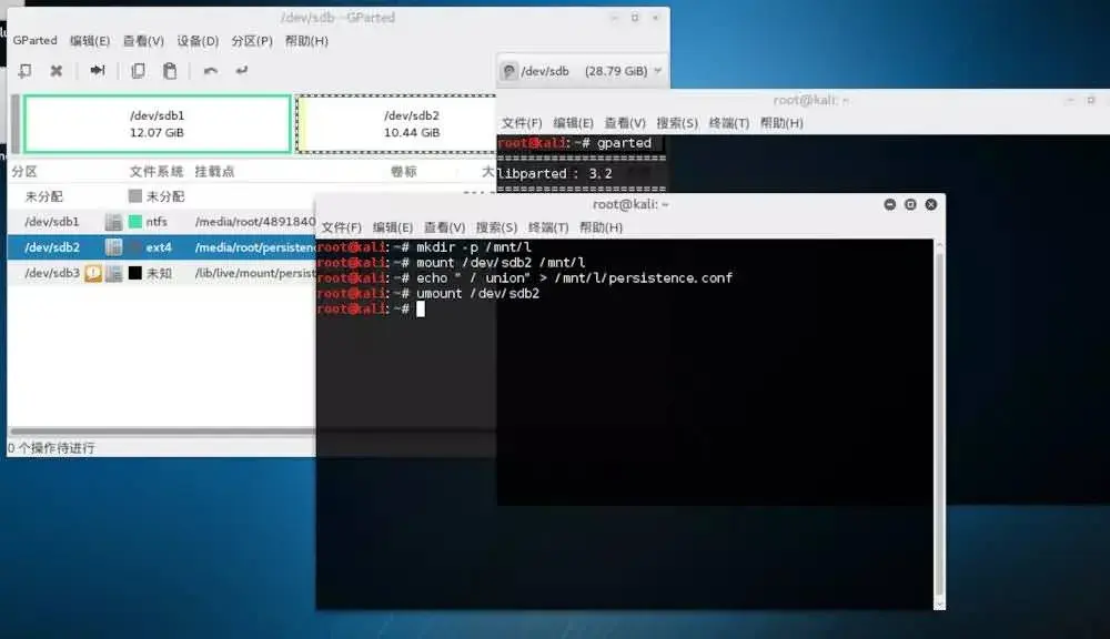 U盘的进阶用法----打造U盘启动盘+USB KALI Linux+普通U盘。