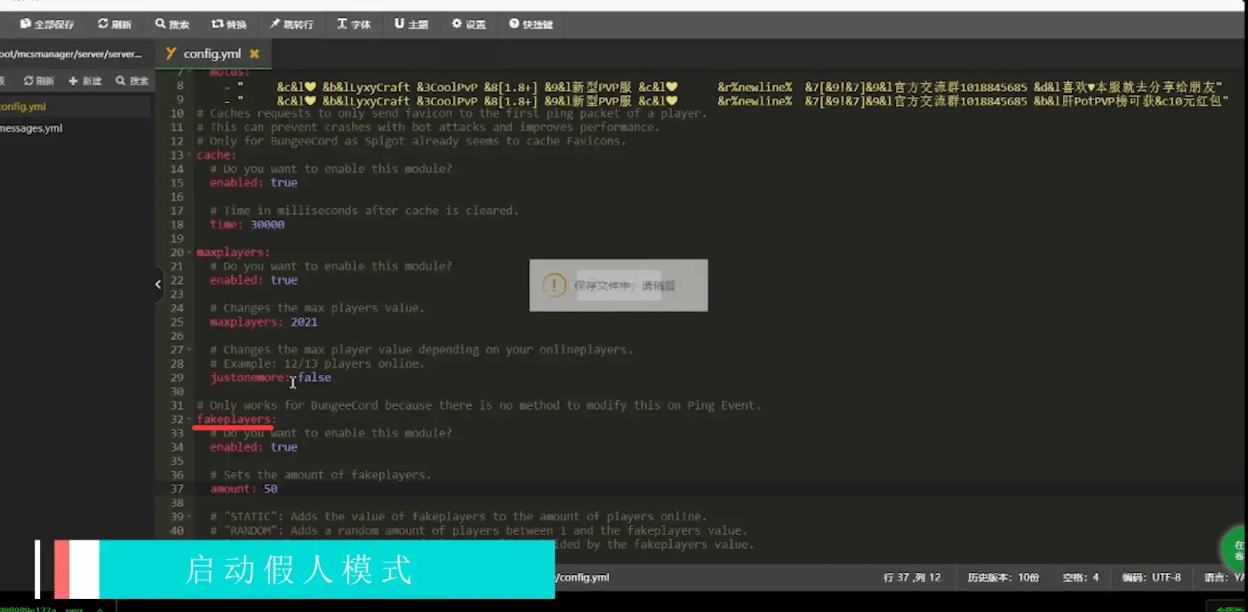 我的世界 CleanMotd 假玩家插件服务器(1.7~1.15)  [汉化+开源] - 图2