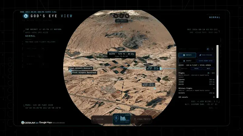 GodsEyeView:开源的实时开源情报(OSINT)可视化项目-剑客网-第3张图片 GodsEyeView:开源的实时开源情报(OSINT)可视化项目-剑客网-第3张图片