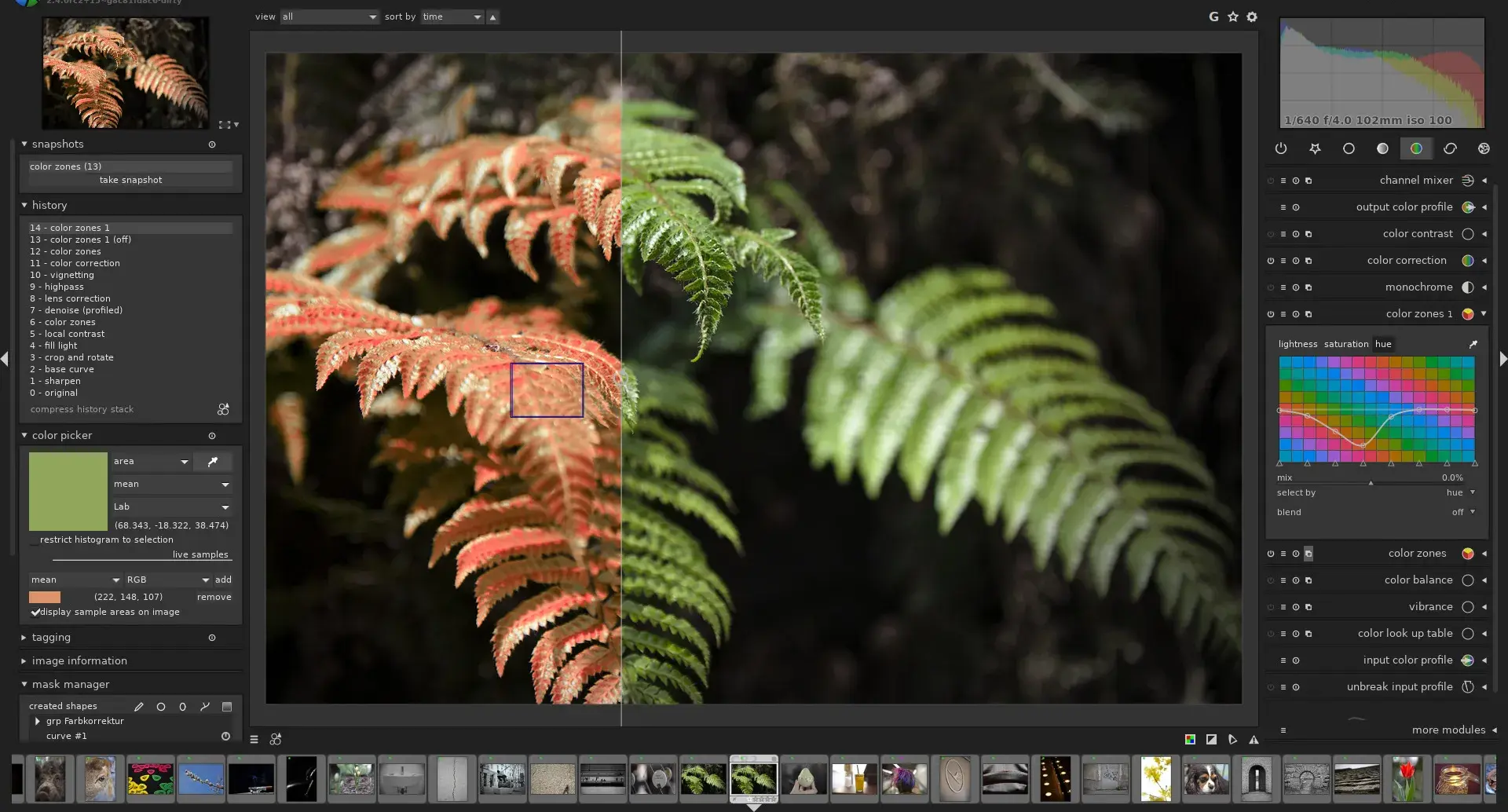 darktable 修图:Lightroom 的开源免费替代-剑客网-第5张图片 darktable 修图:Lightroom 的开源免费替代-剑客网-第5张图片