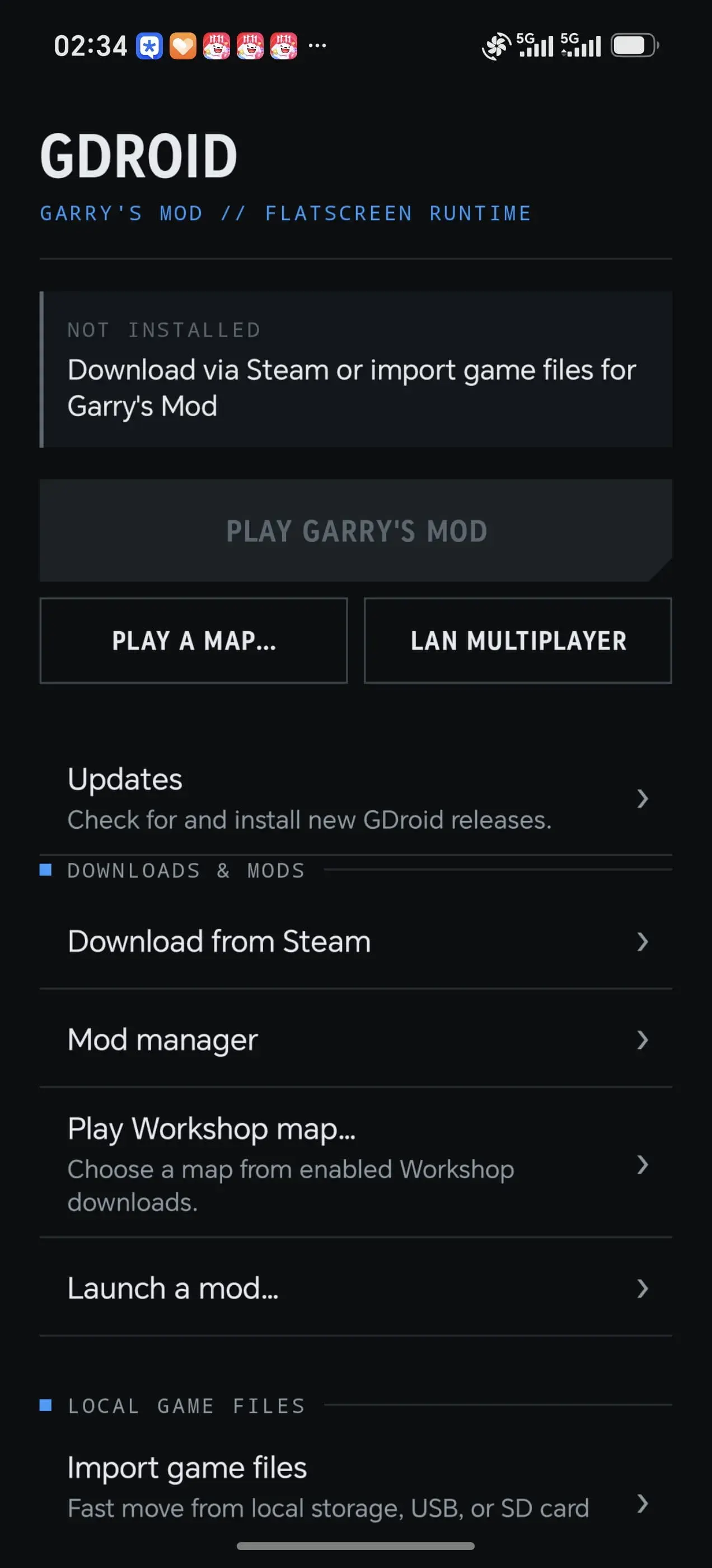 安卓手机原生跑《Garry's Mod》?GDroid 开源项目-剑客网-第7张图片 安卓手机原生跑《Garry's Mod》?GDroid 开源项目-剑客网-第7张图片