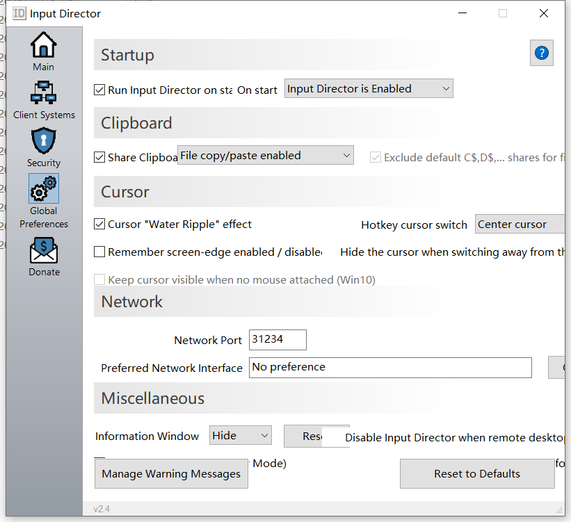 Input Director:一套键鼠控制多台 Windows 电脑-剑客网-第5张图片 Input Director:一套键鼠控制多台 Windows 电脑-剑客网-第5张图片