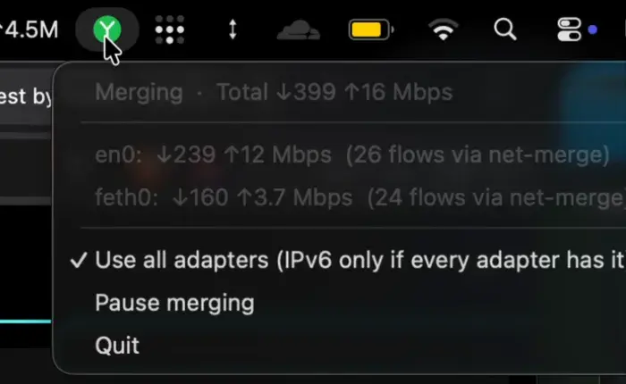 net-merge:把 Wi-Fi 和热点同时用起来,带宽叠加-剑客网-第6张图片 net-merge:把 Wi-Fi 和热点同时用起来,带宽叠加-剑客网-第6张图片