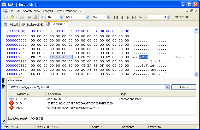 HxD 十六进制编辑器：Windows 免费的二进制/磁盘编辑器-剑客网-第3张图片