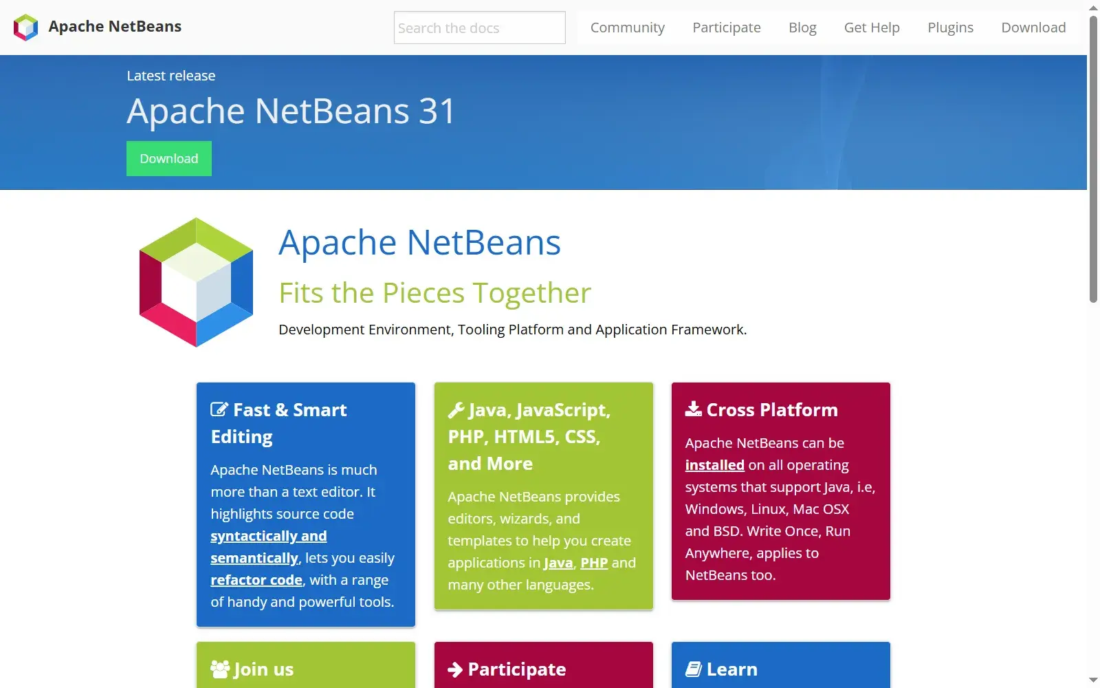 NetBeans 31:免费开源的 Java 开发环境