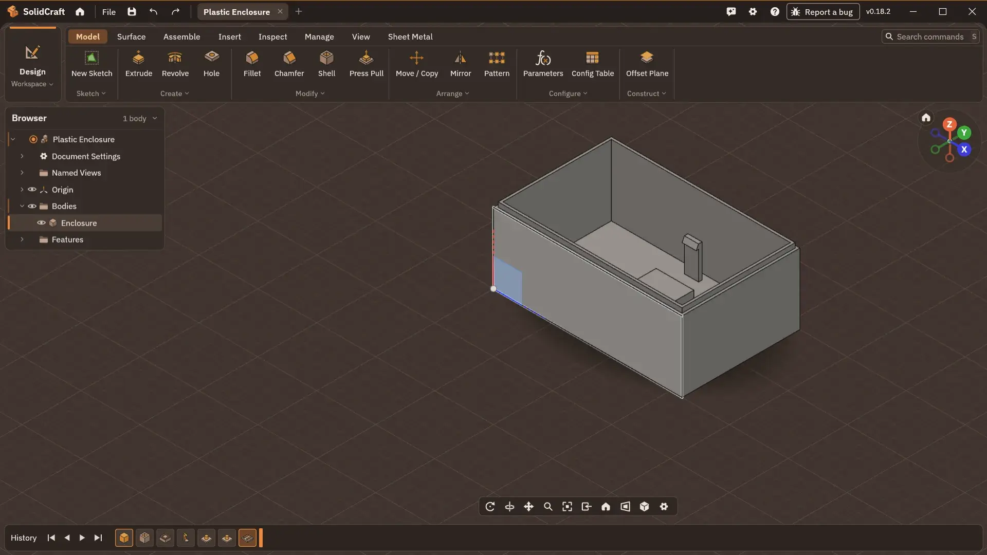 SolidCraft:改一个尺寸,3D 模型自动重建